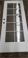 28" door slab, glass with grids