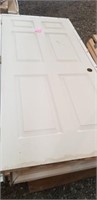 Bundle of 36" exterior doors,  showing some wear