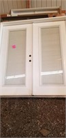 6-0 french door with blinds, see pic for