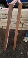 3 boxes of wood spindles