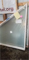 Large pair of Marvin trapezoid windows