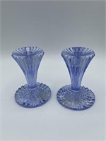 Sparkling Waterford Marquis 2 Candlesticks