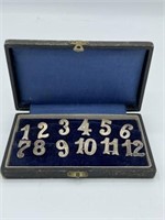 Sterling silver numbers