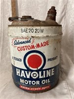 Havoline Motor Oil 5 Gal. Gas Can