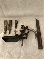 Vintage Cherry Pitter and Other Tools