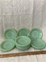 Lot of 16 Small Jadite Dishes