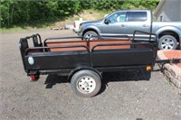 Single axle utility trailer