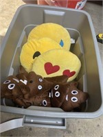 PLUSH EMOJIS- SMILY FACES AND POOPS GOOD FOR