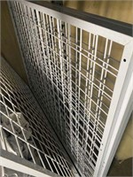 STORE FIXTURE GRID WALL- METAL GREAT FOR STORE
