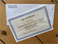 Oil Change Gift Certificate