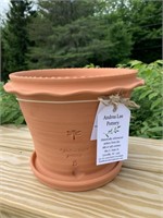 Handmade Terracotta  Pot 7 " Tall