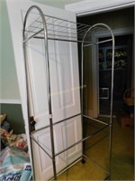 chrome clothes rack (needs tightened)