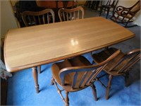Rockport maple drop-leaf table & 4 chairs
