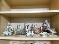 12 bisque figurines