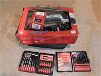 Craftsman 12v multi tool (nib), drill bits &