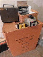 Polaroid & Bullet cameras, GAF 8mm projector