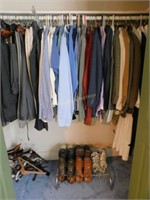Mens clothes-shirts, shoes, trousers, sport jacket