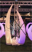 PILLAR INFLATABLE (TWIST ARC SPIKE) COOL DECOR