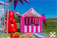 CANDY TENT INFLATABLE GREAT FOR CARNIVALS AND