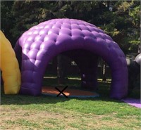 SPIDER DOME INFLATABLE- PURPLE INFLATABLE SHADE