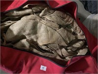 BURLAP FABRIC BAG (SMALL) SPECIFICATIONS: USED