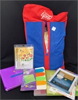 Assorted Gift Bags and Office Supplies