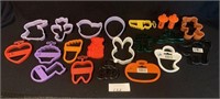 Lot of Nineteen Cookie Cutters