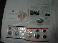 1989 (P-D) 12pc. uncirculated coin set w/ orig.