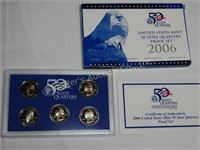 2006 (S) 5 pc. State Quarter uncirculated coin