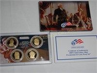 2009 (S) 4 pc. Presidential $1 uncirculated coin