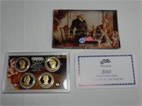 2010 (S) 4 pc. Presidential $1 uncirculated coin