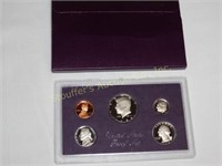 1984 (S) 5 pc. Proof coin set w/orig. case