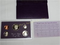 1987 (S) 5 pc. Proof coin set w/orig. case