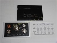 1992 (S) 5 pc. Silver proof coin set w/orig. case