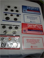 2002 (P-D) 20 pc. uncirculated coin set w/COA &