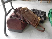 Leather Duffel Bag, Shoulder Bag & Brief Case
