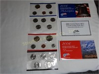 2006 (P-D) 20 pc. uncirculated coin set w/COA &