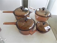 Visionware Cookware - lot of 4 w/Lids