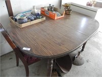 Dining Room Table w/1 Chair (NO CONTENTS)