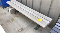OUTDOOR BENCH SEAT-SYNTHETIC MATERIAL 71" LONG