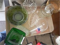 Misc. Pressed & Other Glass Items
