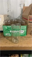 9 canning jars no lids