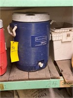 5 gallon blue water cooler rubbermaid