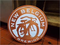 "New Belgium Brewing" 16" Round Neon Light