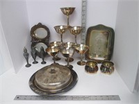 17 Pieces Silver Plate Items