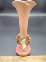Roseville Apple Blossom Bud Vase