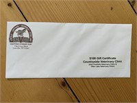 Countryside Veterinary Clinic Gift Certificate-Lot
