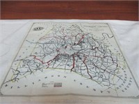 1944 AAA Davidson County Road Map