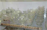 Approx. 55 EAPG Sugars, Sherbets, Candlesticks,