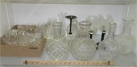 Approx. 45 EAPG Carafes, Wines, & Stemware